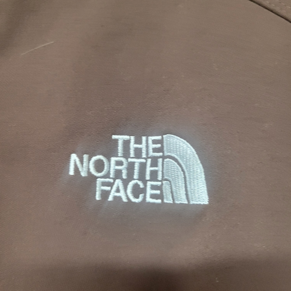 The North‎ Face Chocolate Brown Zip-Up Shell Jacket Womans Size Small - Picture 7 of 8